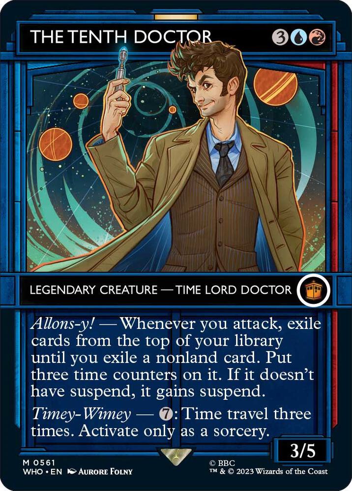 The Tenth Doctor - Blue / Red