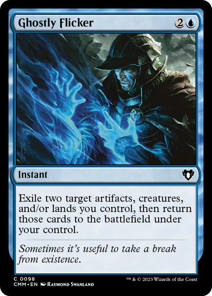 Ghostly Flicker - Blue