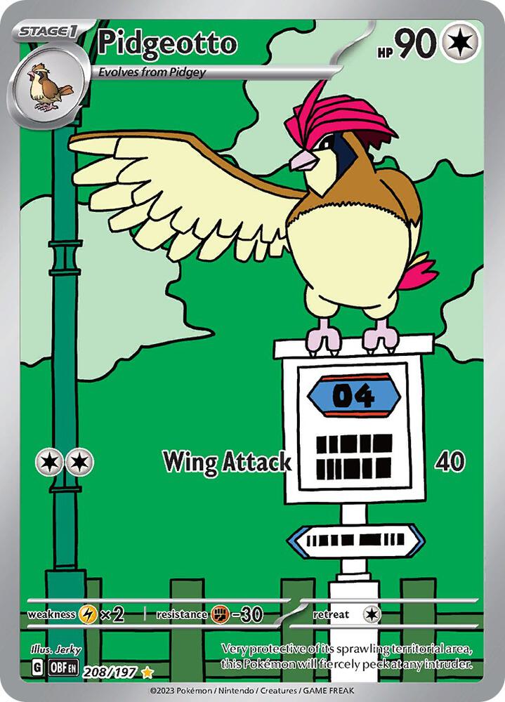 Pidgeotto - Colorless