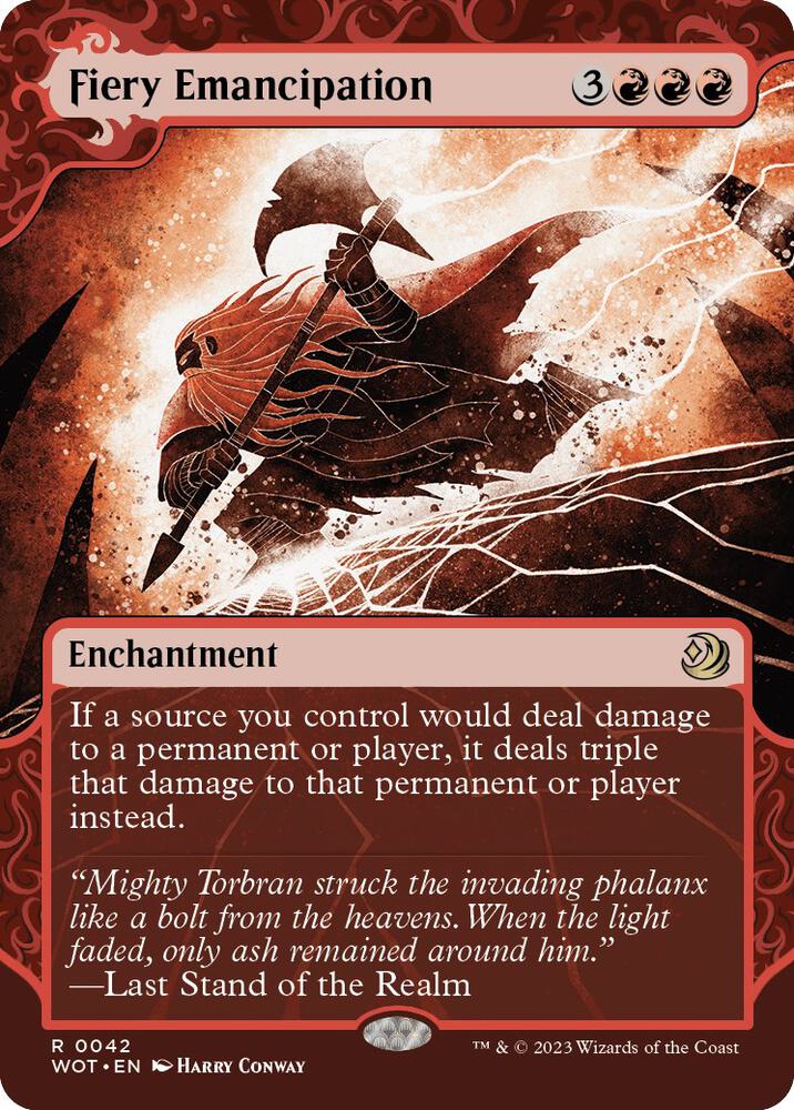 Fiery Emancipation - Red