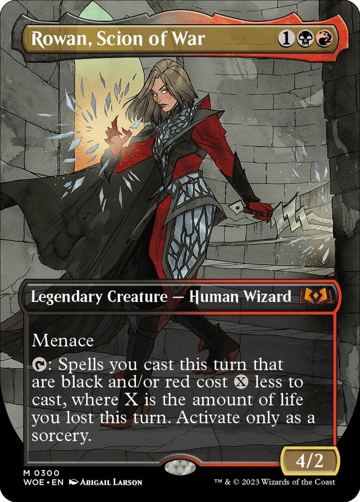 Rowan, Scion of War - Black/Red