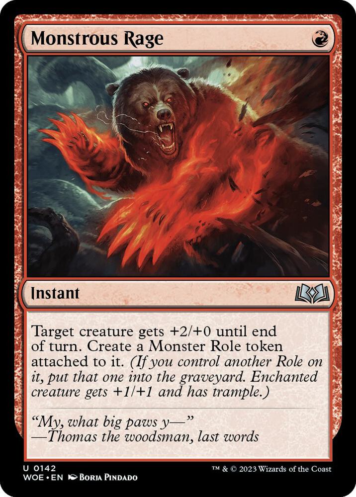 Monstrous Rage - Red - Staple
