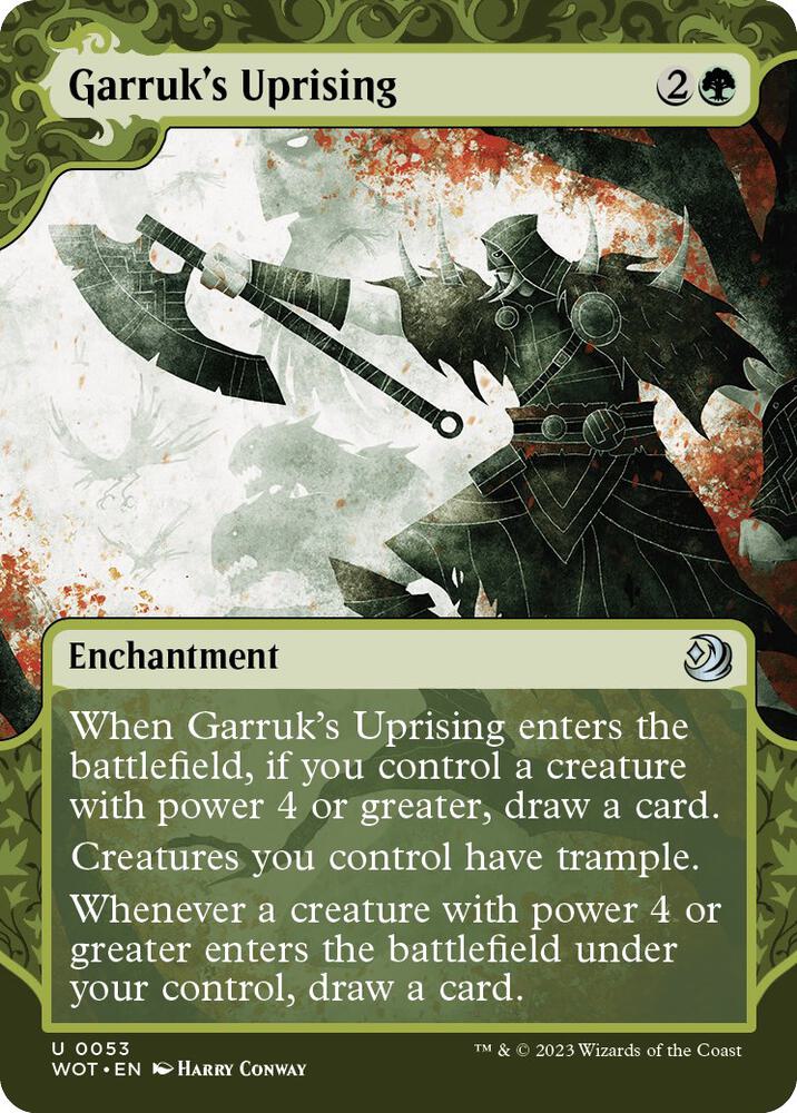 Garruk's Uprising - Green
