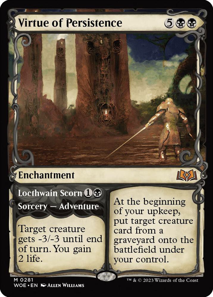 Virtue of Persistence - Enchantment - Black