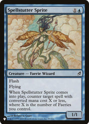 Spellstutter Sprite - Blue