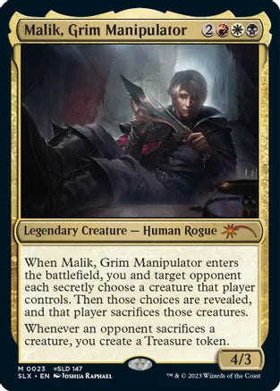 Malik, Grim Manipulator - Red/White/Black