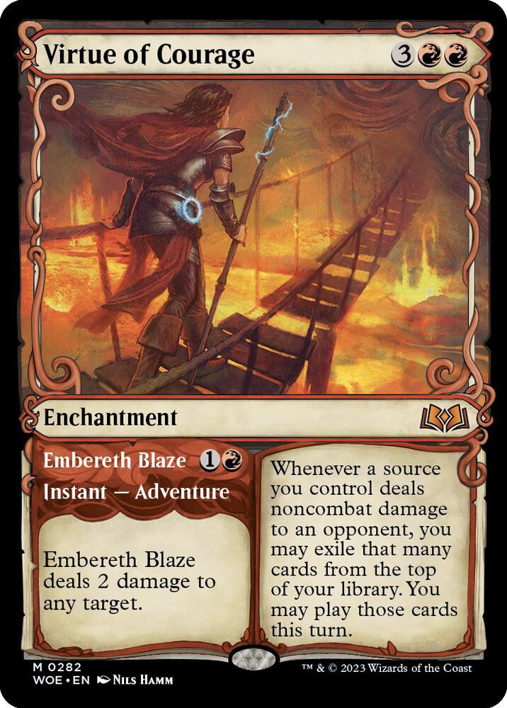 Virtue of Courage - Red