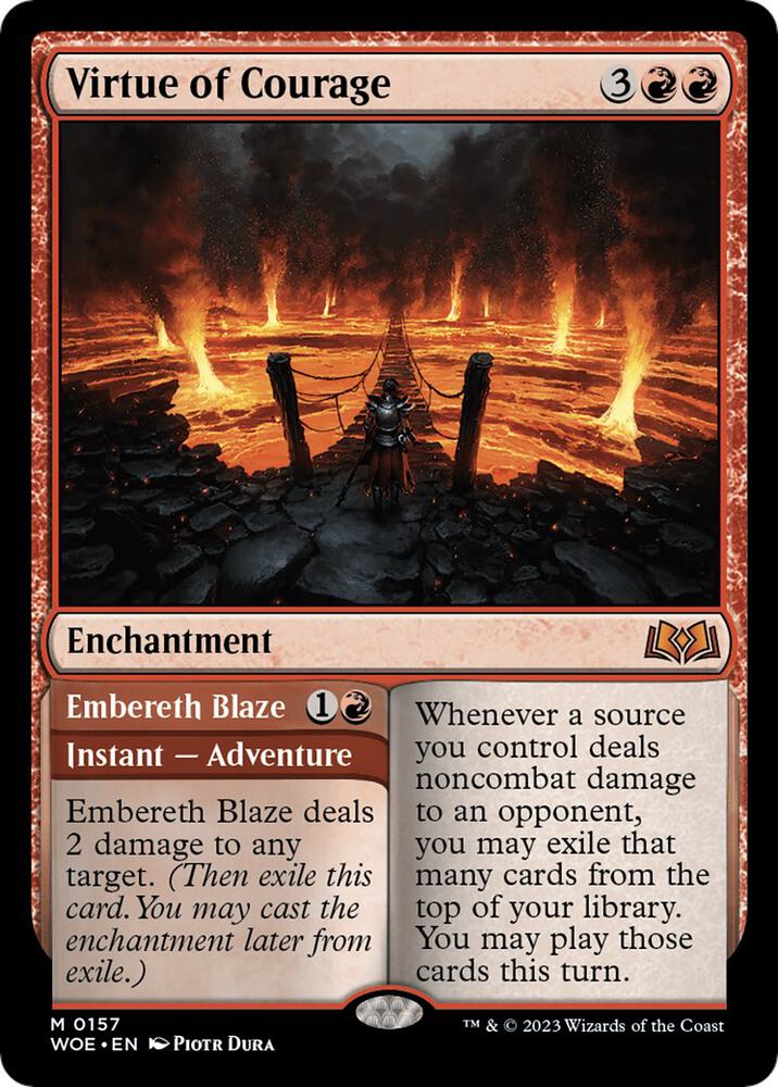 Virtue of Courage - Red