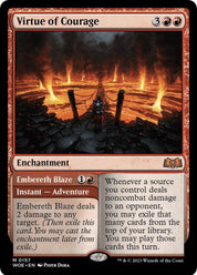 Virtue of Courage - Red
