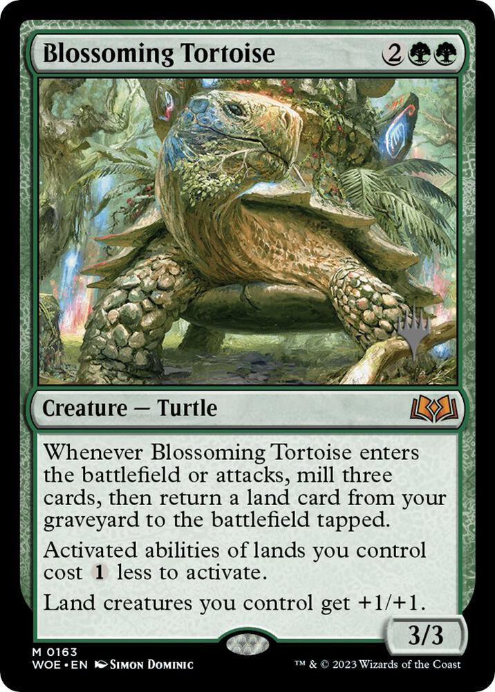 Blossoming Tortoise - Green