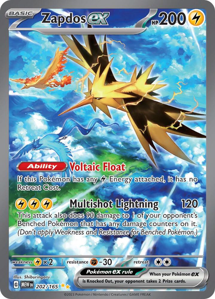 Zapdos EX - Lightning