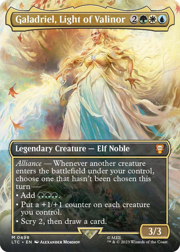 Galadriel, Light of the Valinor - Green/White/Blue