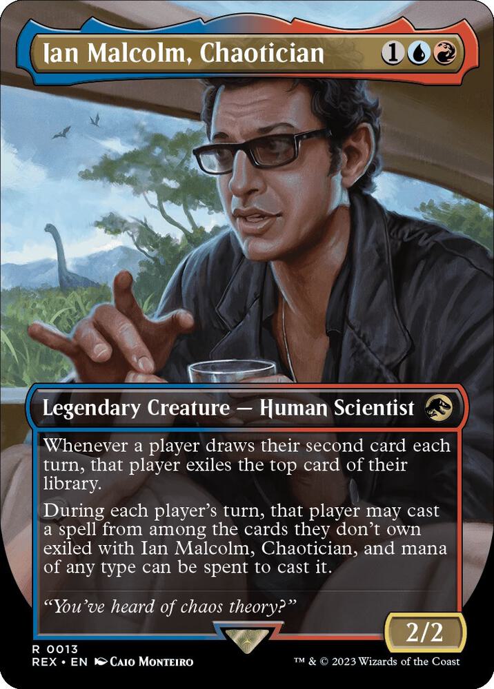 Ian Malcolm, Chaotician - Blue/Red