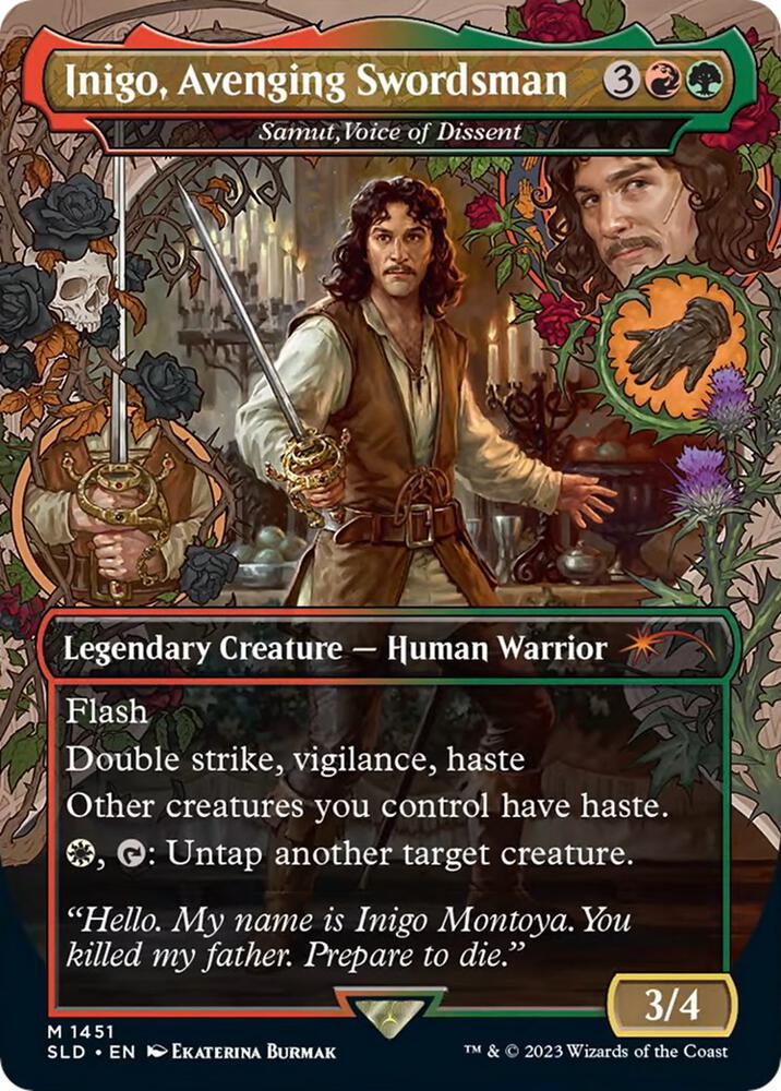 Inigo, Avenging Swordsman - Samut, Voice of Dissent - Red/Green
