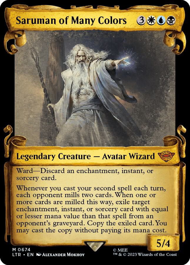 mtg whenever an opponent mills a card Saruman of Many Colors