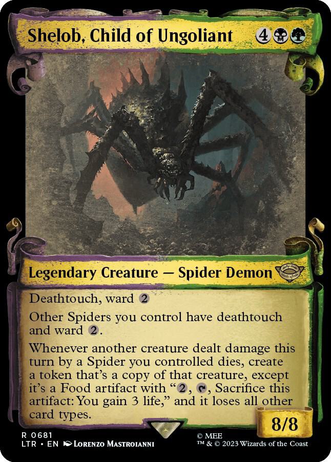 Shelob, Child of Ungoliant - Black/Green