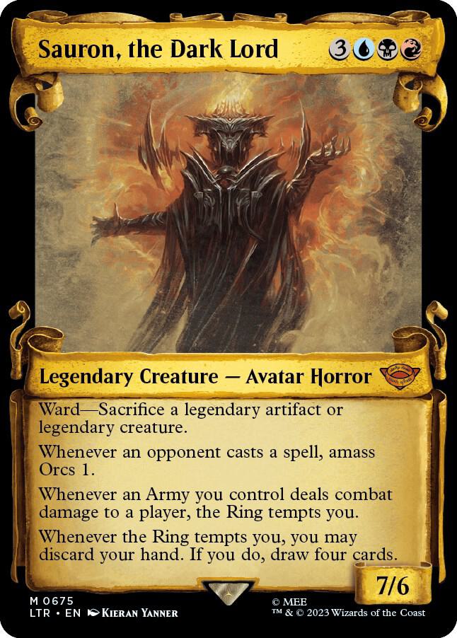 Sauron, the Dark Lord - Blue/Black/Red Infinity Flux Sauron, the Dark Lord - Blue/Black/Red Infinity Flux