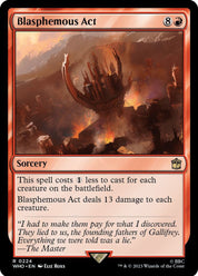 Blasphemous Act - Red