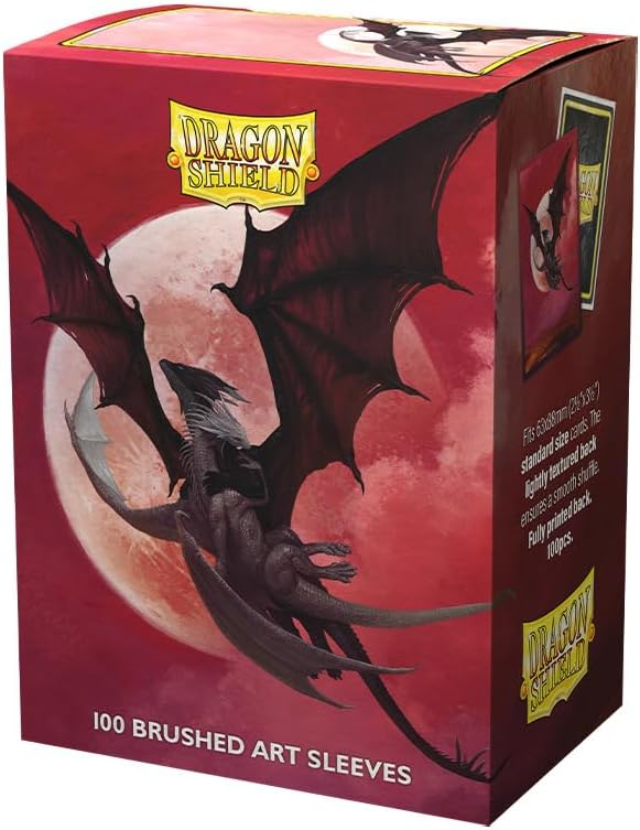 Arcane Tinmen Dragon Shield: Brushed Art Valentine Dragons