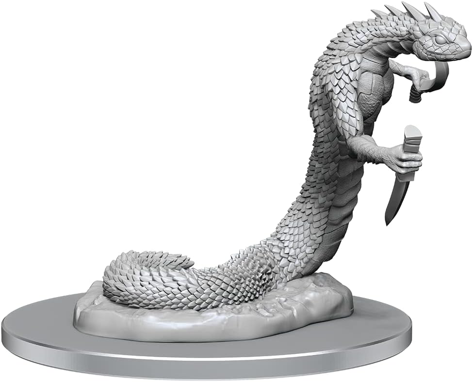 Critical Role Unpainted Miniatures: W4 Serpentfolk & Serpentfolk Ghost