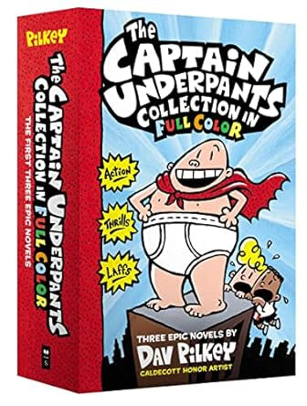 The Captain Underpants Color Collection (Captain Underpants #1-3 Boxed Set)