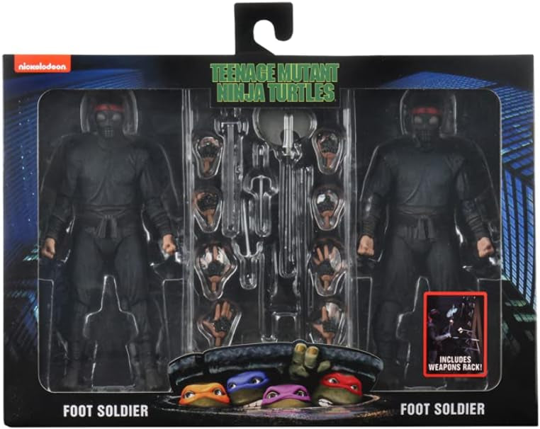 NECA TMNT Movie Foot Soldier 2-Pack Figure