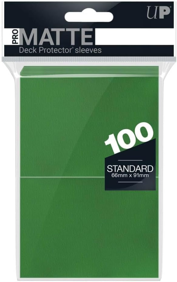 Ultra Pro Sleeves: Standard - Matte - Green 100CT