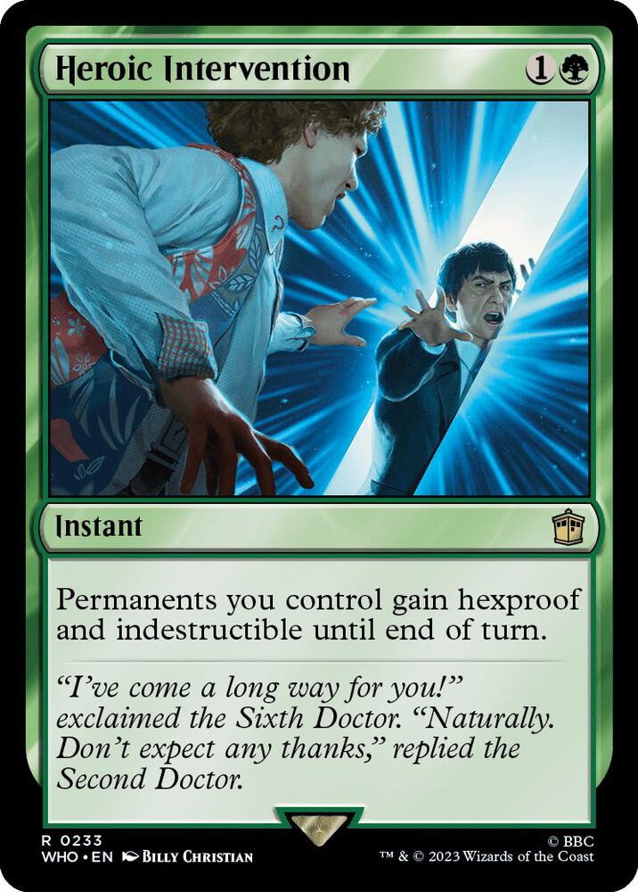 Heroic Intervention - Green