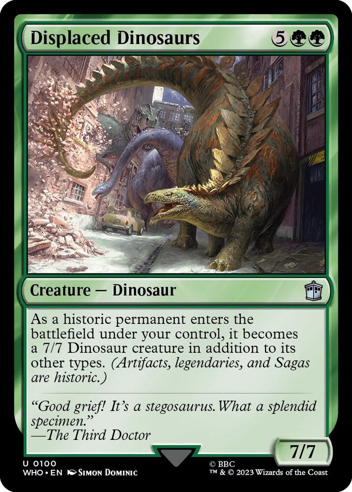 Displaced Dinosaurs - Green