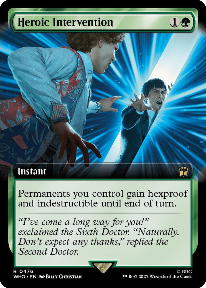 Heroic Intervention - Green