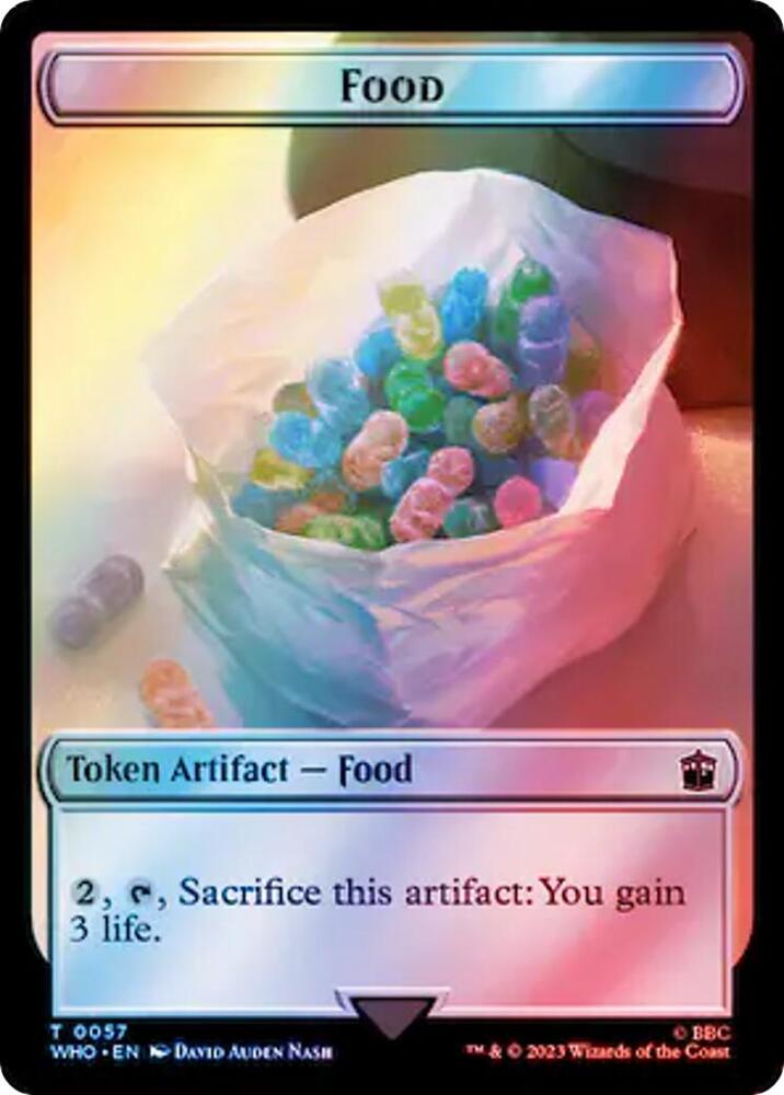 Dalek // Food  Double-Sided Token