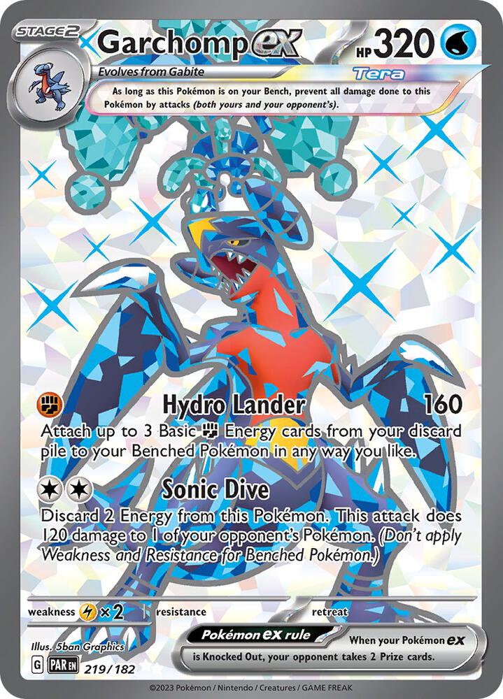 Garchomp EX - Water Infinity Flux Garchomp EX - Water Infinity Flux