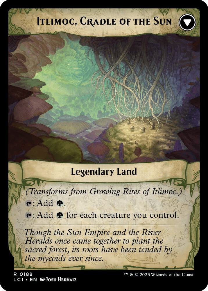 Growing Rites of Itlimoc / Itlimoc, Cradle of the Sun - Green