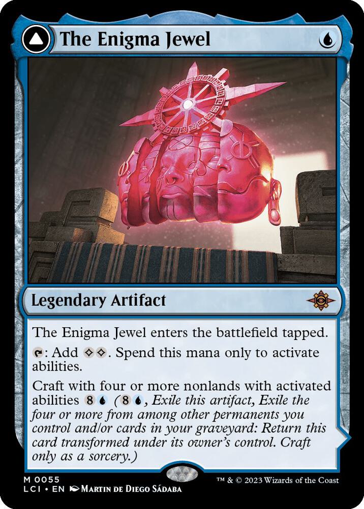 The Enigma Jewel - Blue - Artifact