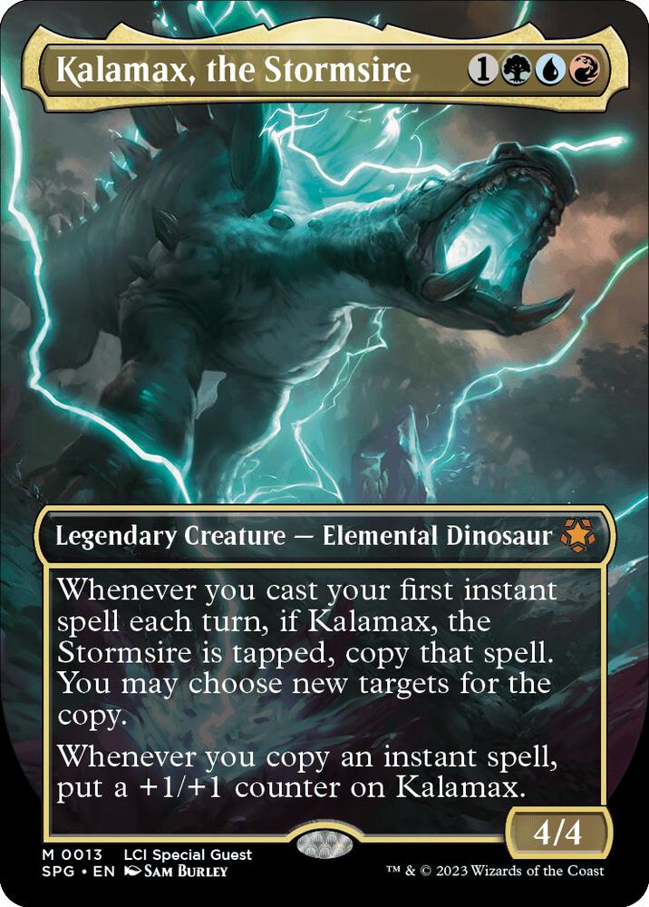 Kalamax, the Stormsire - Green/Blue/Red