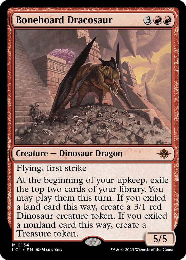 Bonehoard Dracosaur - Red