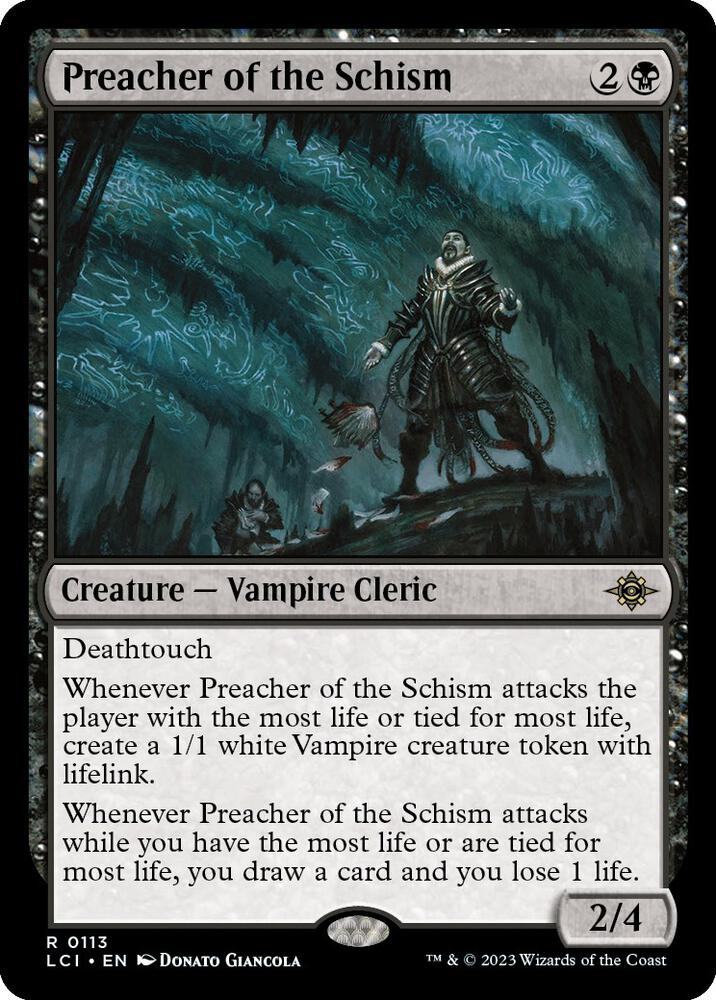 Preacher of the Schism - Black