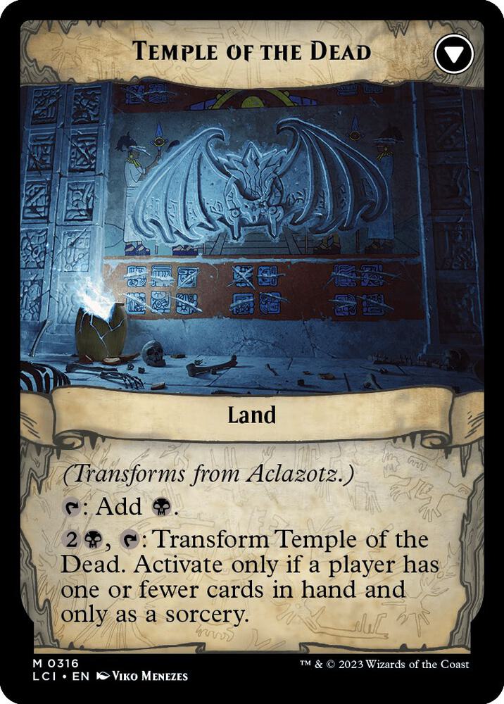 Aclazotz, Deepest Betrayal / Temple of the Dead - Black