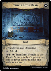 Aclazotz, Deepest Betrayal / Temple of the Dead - Black