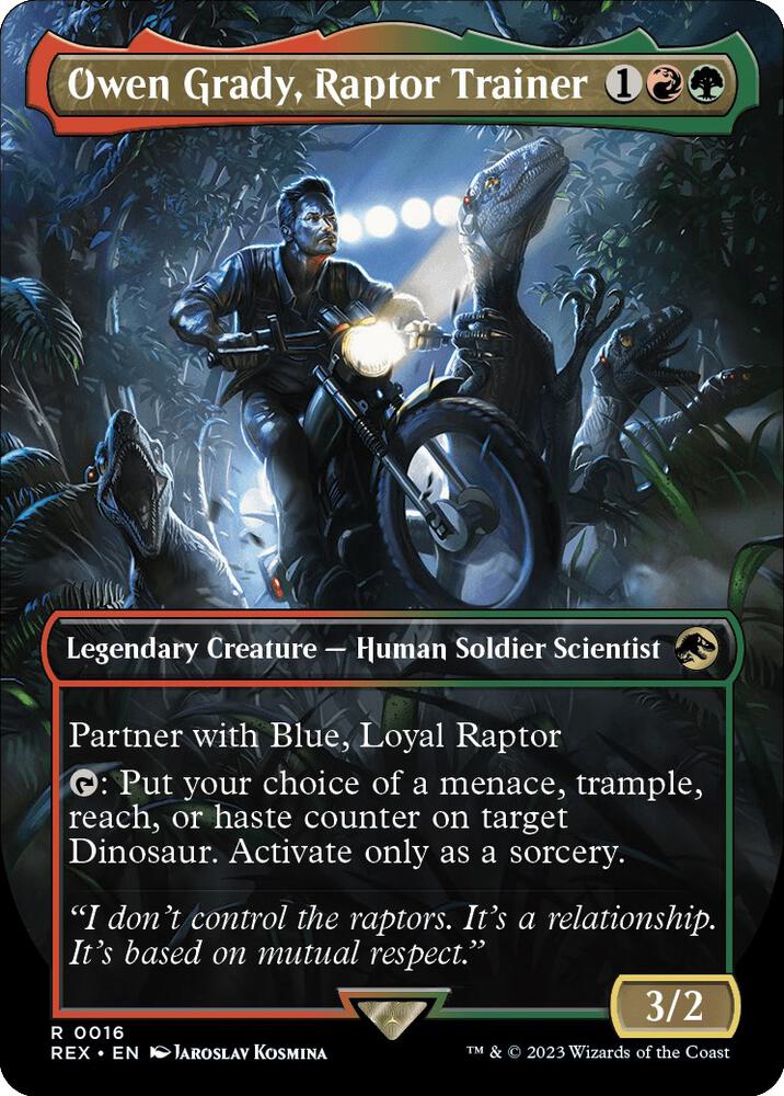 Owen Grady, Raptor Trainer - Red/Green