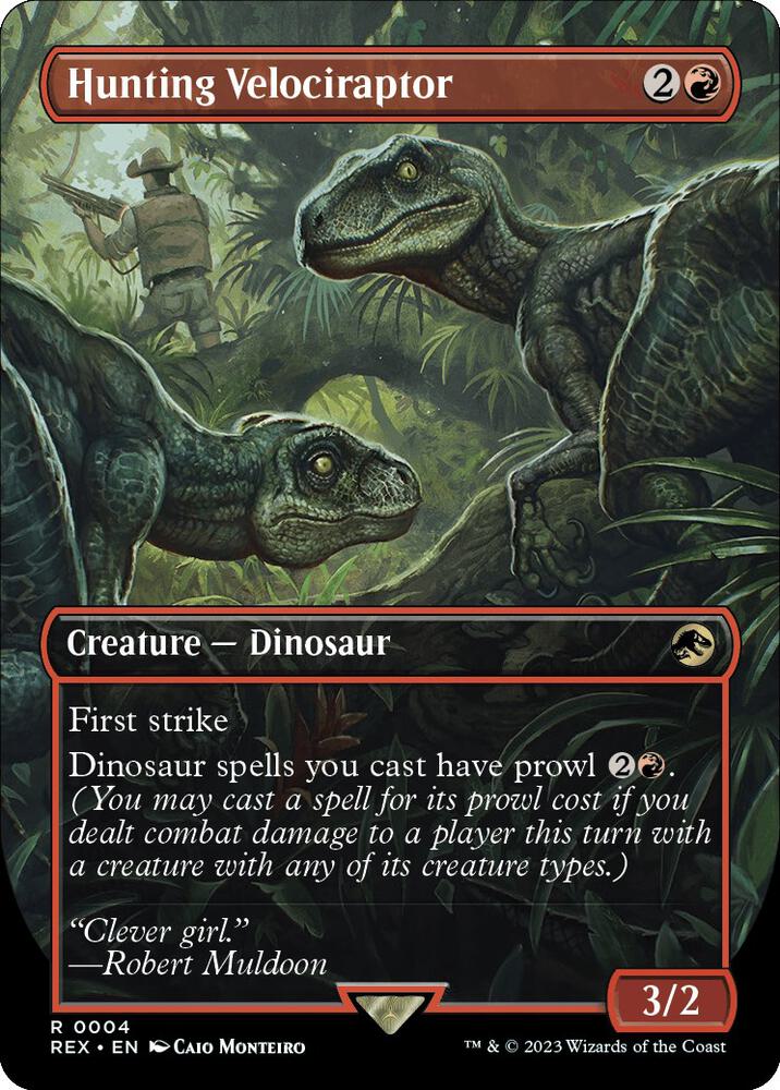 Hunting Velociraptor - Red