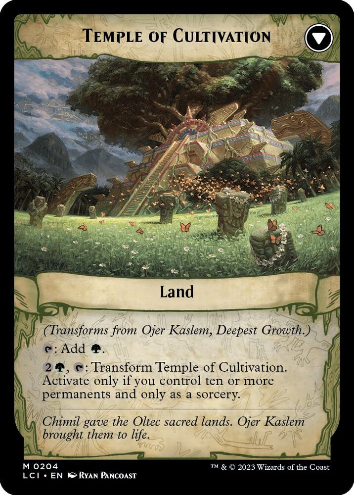 Ojer Kaslem, Deepest Growth / Temple of Cultivation - Green