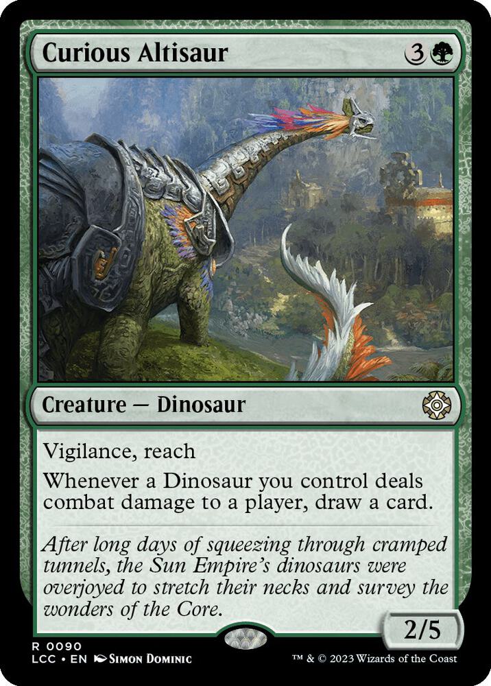 Curious Altisaur - Green