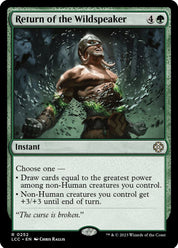 Return of the Wildspeaker - Green