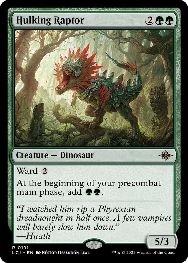 Hulking Raptor - Green