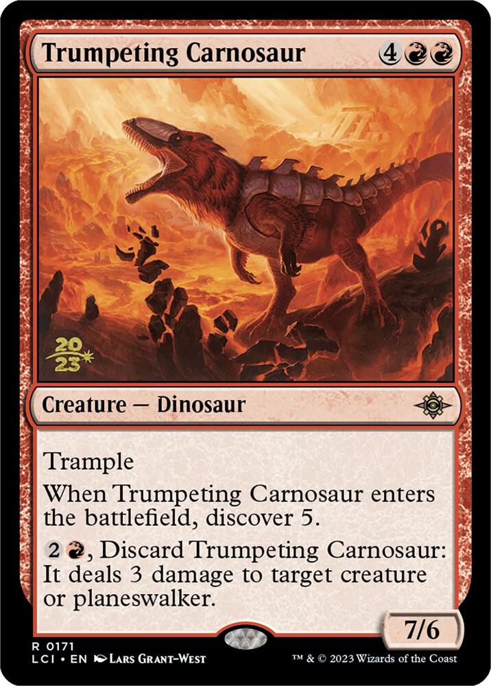 Trumpeting Carnosaur - Red
