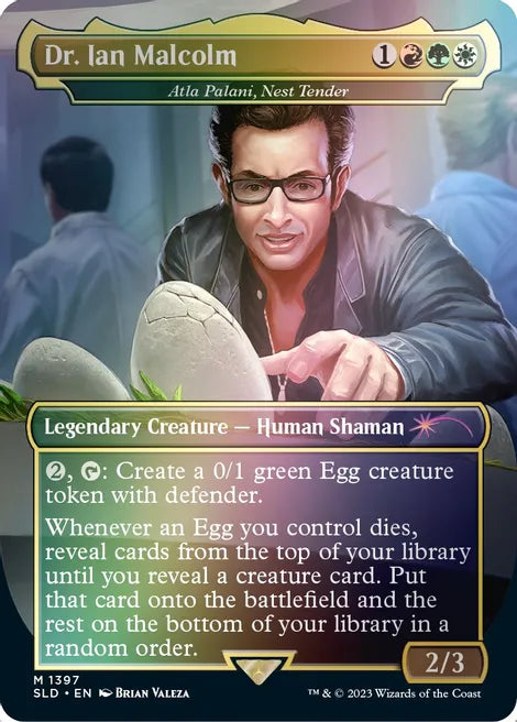 Dr. Ian Malcolm - Atla Palani, Nest Tender - Red/Green/White