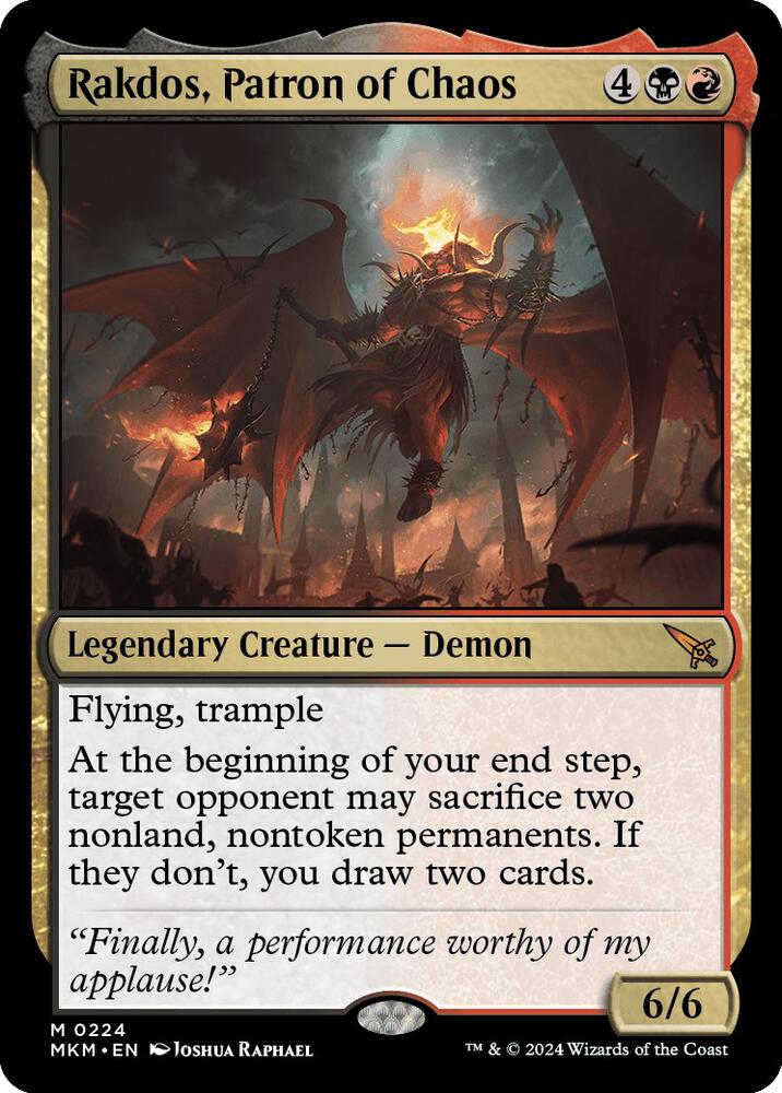 Rakdos, Patron of Chaos - Black/Red