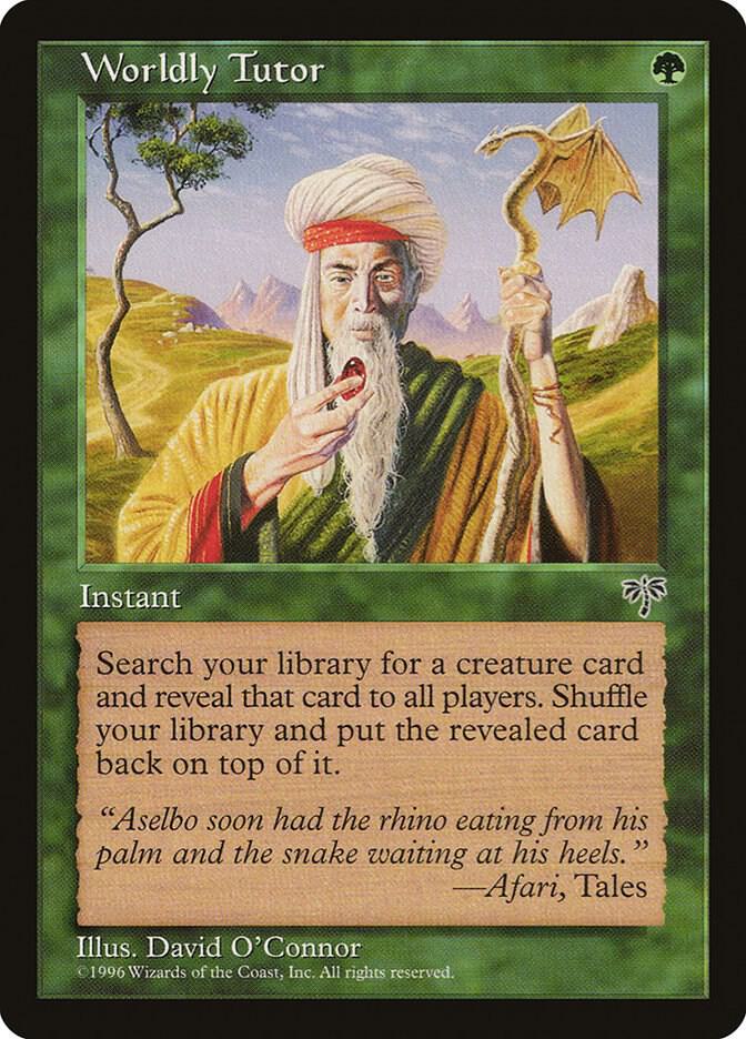 Worldly Tutor - Green – Infinity Flux