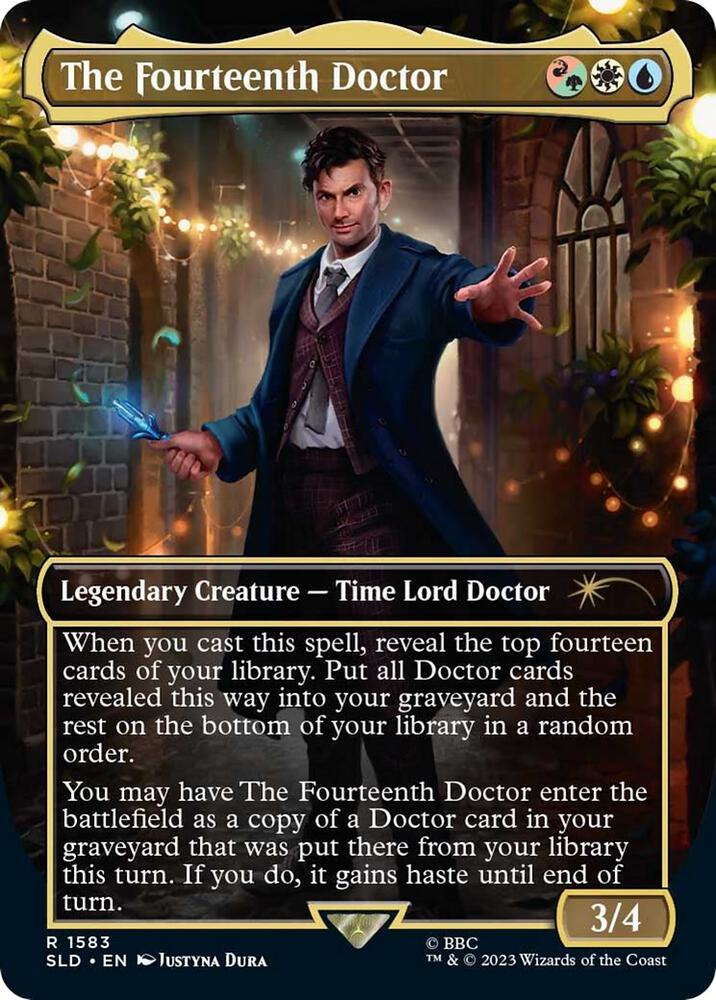 The Fourteenth Doctor - Red/Green/White/Blue